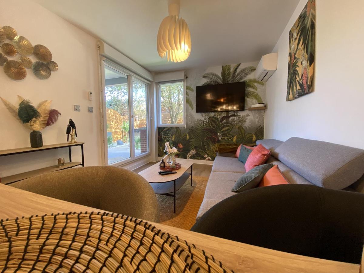 Apartament Le Jungle : T2 Avec Jardin Et Jacuzzi Blagnac Zewnętrze zdjęcie