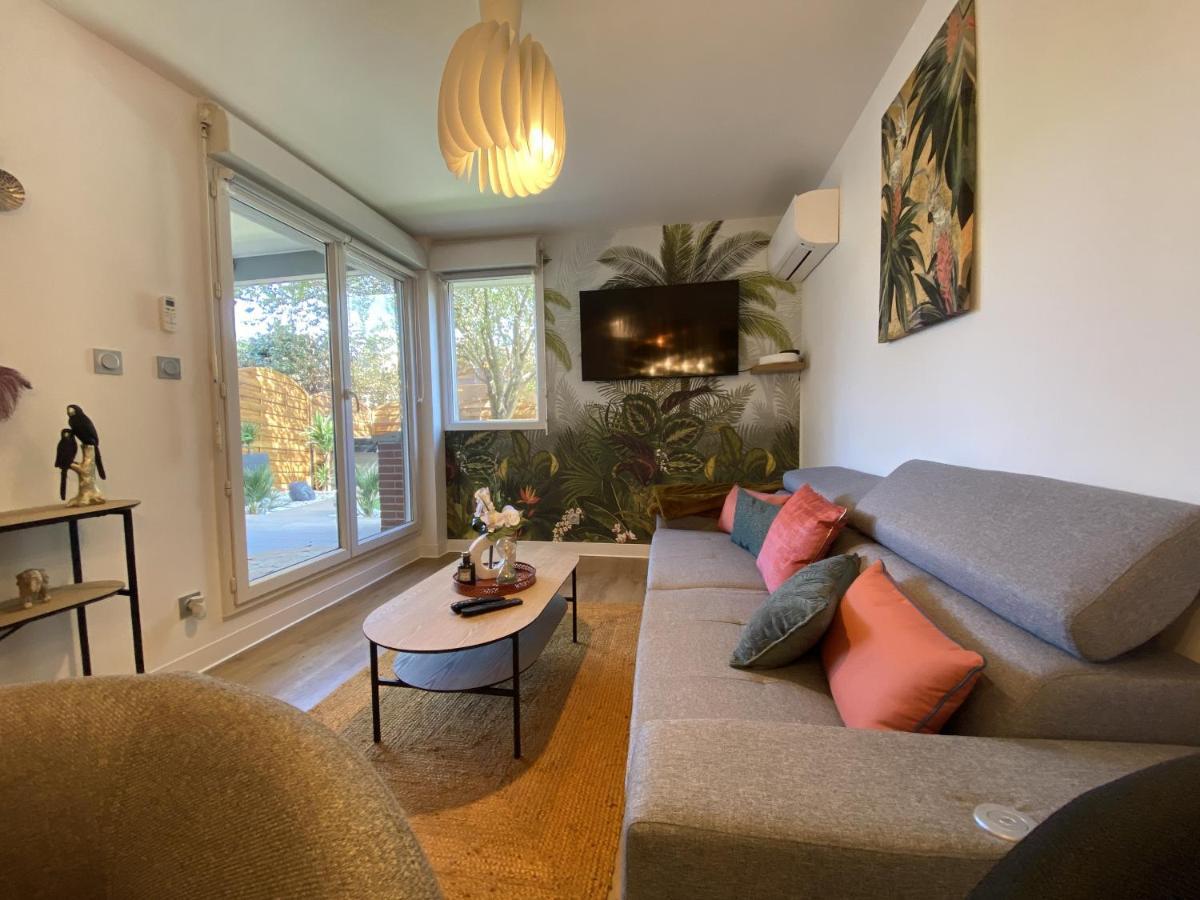 Apartament Le Jungle : T2 Avec Jardin Et Jacuzzi Blagnac Zewnętrze zdjęcie